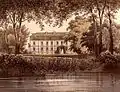 Schloss Königswalde, Neumark, in 1860, by Alexander Duncker