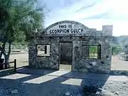 The Scorpion Gulch store was built in 1936 by William Lunsford. It is located at 10225 S. Central Ave, in South Mountain Park in Phoenix, Arizona. The property was listed in the Phoenix Historic Property and Preservation Register in October of 1990 (PHPR).