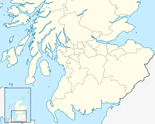 2015–16 Scottish Championship is located in Scotland South