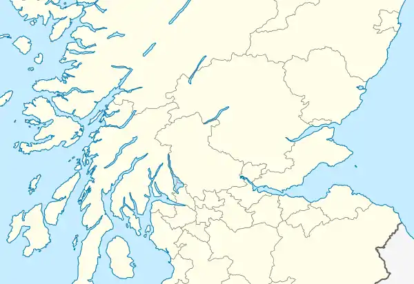 1991–92 Scottish Premier Division is located in Scotland Central Belt