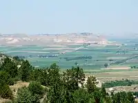 Looking north-northwest at Scottsbluff National Monument, Gering, Nebraska