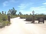 Entrance of the Cattle Track Complex.