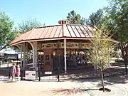 The Charro Carousal, built in 1950 and located in the McCormick-Stillman Railroad Park.