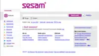 Sesam homepage