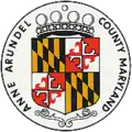 Seal of Anne Arundel County (1968–2016)