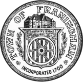 Official seal of Framingham, Massachusetts