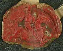 Seal of Kaributas, 1386