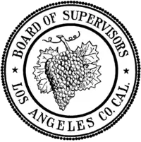 Seal of the County of Los Angeles (1887–1957)