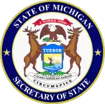 Seal of the secretary of state of Michigan