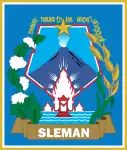 Official seal of Sleman Regency  ꦑꦧꦸꦥꦠꦺꦤ꧀ꦯ꧀ꦭꦺꦩꦤ꧀