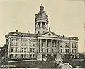 The old King County Courthouse, built 1890 atop "Profanity Hill"; ceased to be a courthouse 1917, torn down in the 1930s