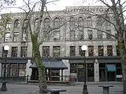 Prior location of the Visitor's Center in the Union Trust Annex (at right)