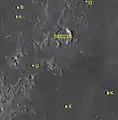 Satellite craters of Secchi