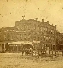 Image 26The Telegraph printing house in Macon, Georgia, c. 1876 (from Newspaper)