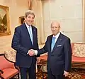 Essebsi during meeting with John Kerry in May 2015.