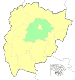 Location of Šeimena Eldership