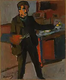 André Derain, Self-portrait in the Studio, 1903, National Gallery of Australia, Canberra, Australia