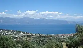 Panoramic view of Selianitika and Loggos