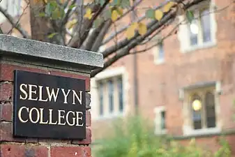 Selwyn College entrance