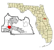 Location in Seminole County and the state of Florida