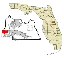 Location in Seminole County and the state of Florida