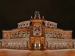 The Semperoper in Dresden, Germany