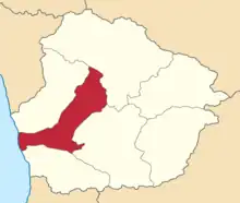 Location in the Kutais Governorate