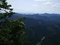 A view from Mount Horagatake Peak