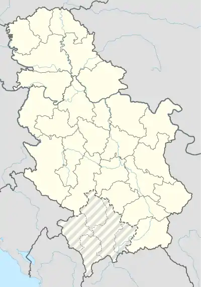 Kulina is located in Serbia