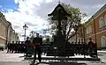 Putin's official speech in front of the news press and Russian orthodox church on the unveiling of the monument