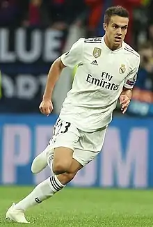 Sergio Reguilón debuted for Manchester United in the 2023–24 season.