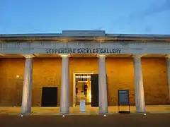 Former name, Serpentine Sackler Gallery.