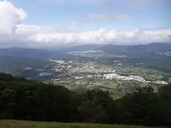 Aerial view of Altsasu/Alsasua