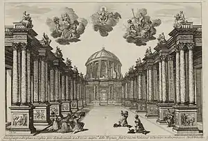 Act 5: Juno with Cephée and Persée, Jupiter, and Neptune with Cassiope and Andromède,in the heavens