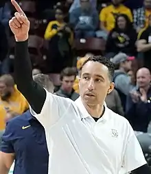 Shaka Smart as coach of the Marquette Golden Eagles at the Charleston Classic