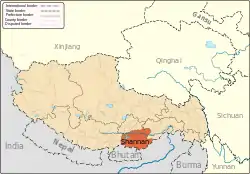 Shannan City jurisdiction in the Tibet Autonomous Region