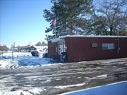 A view of Shannon after a rare snowfall