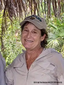 Sharon Matola at the Belize Zoo