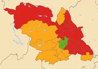 2018 results map