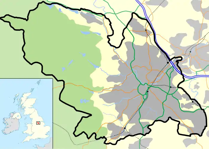 Hillsborough disaster is located in Sheffield