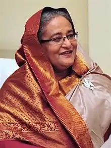 Sheikh HasinaPrime Minister of Bangladesh(1996–2001, 2009–present)