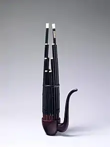 Chinese Sheng mouth organ, used the oriental free reeds.