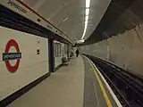 Westbound platform looking east