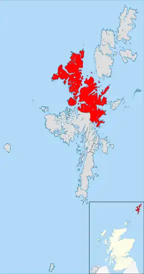 Location of the ward