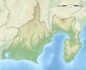 Siege of Takatenjin (1581) is located in Shizuoka Prefecture