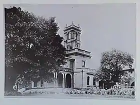 Shore building in 1930, built by Bernhardt Holtermann in