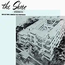 Shore Apartments Miami design by Robert Swartburg drawing 1948.