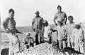 Egyptian prisoners digging trenches, Shoval, September 1948