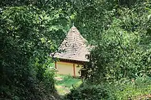 Shree Deva Kothari Brahamana Temple view from cliff in Kandareewadi, Nerur.