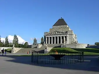 1954 - Additions to the Shrine of Remembrance.